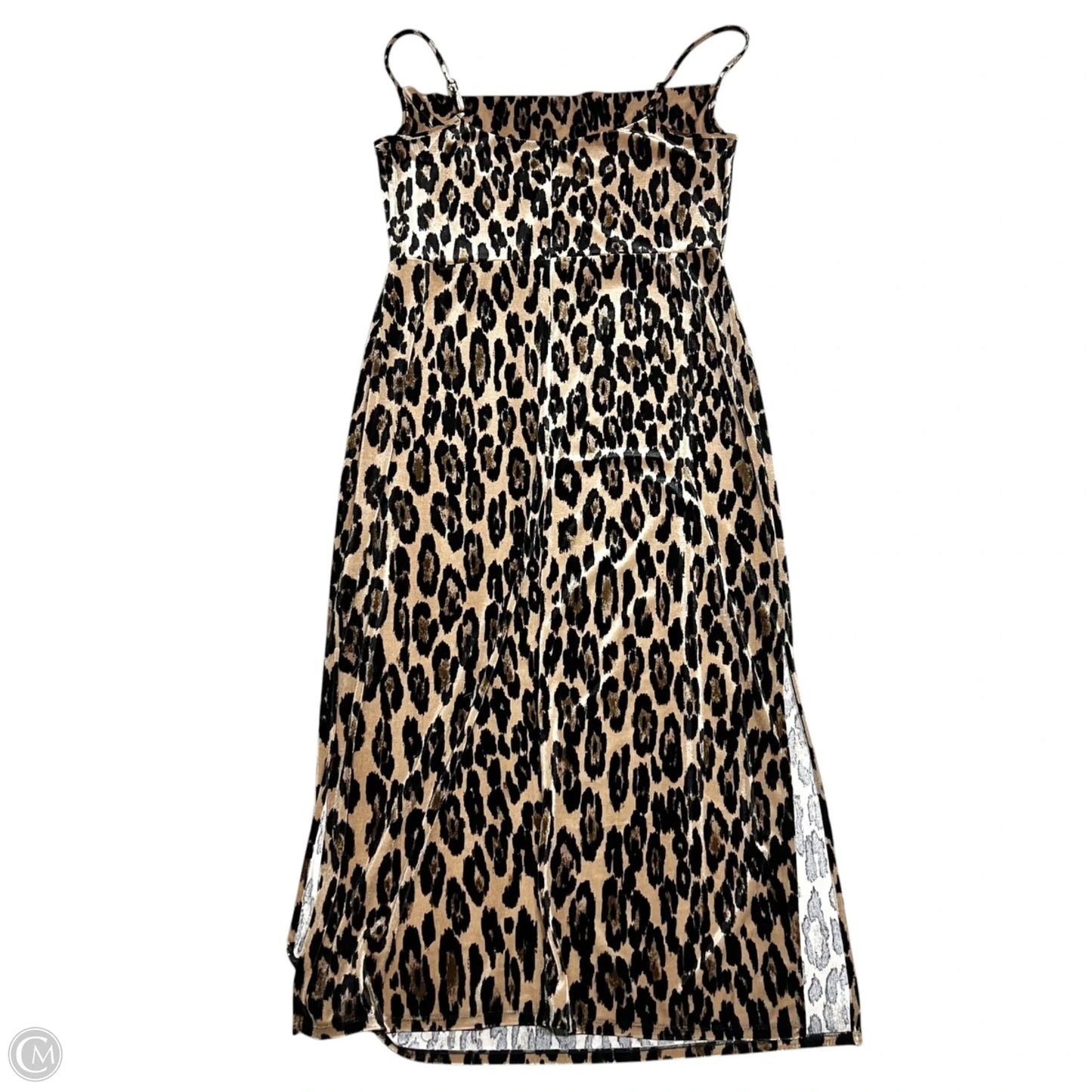 Dress Party Midi By Taylor In Leopard Print, Size: Xl