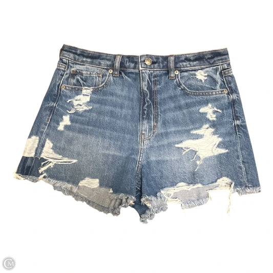 Shorts By American Eagle In Blue Denim, Size: 8