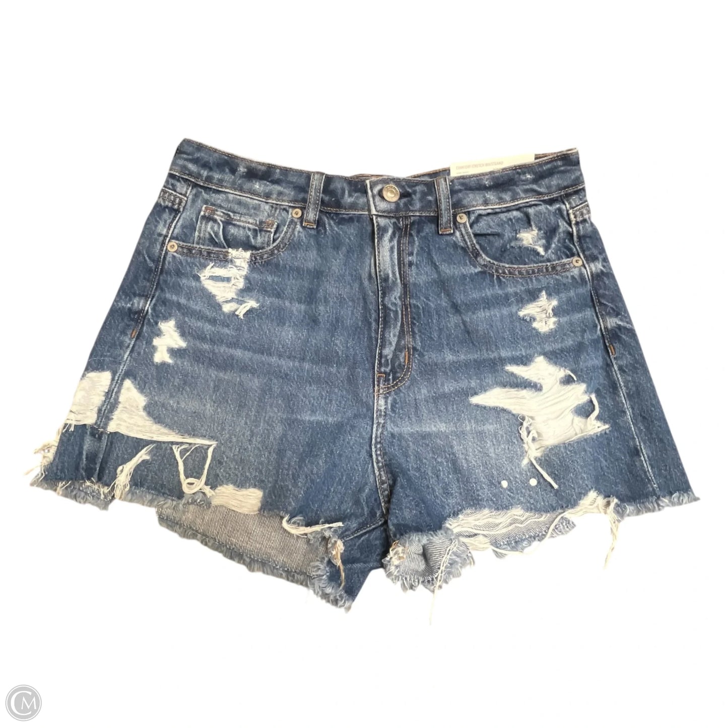 Shorts By American Eagle In Blue Denim, Size: 8
