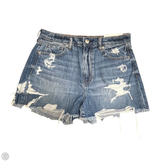 Shorts By American Eagle In Blue Denim, Size: 8
