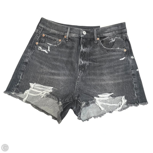 Shorts By American Eagle In Black Denim, Size: 8