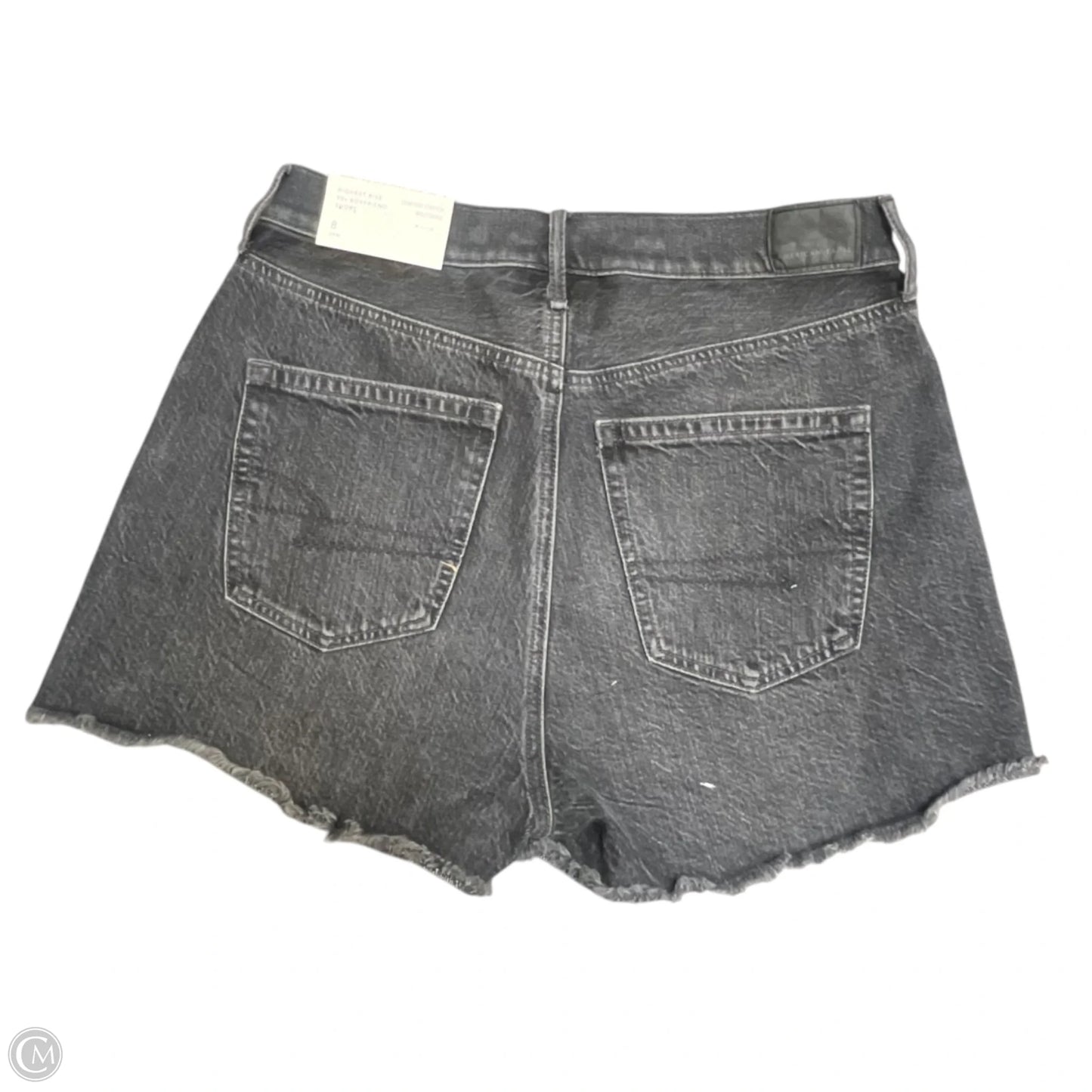 Shorts By American Eagle In Black Denim, Size: 8