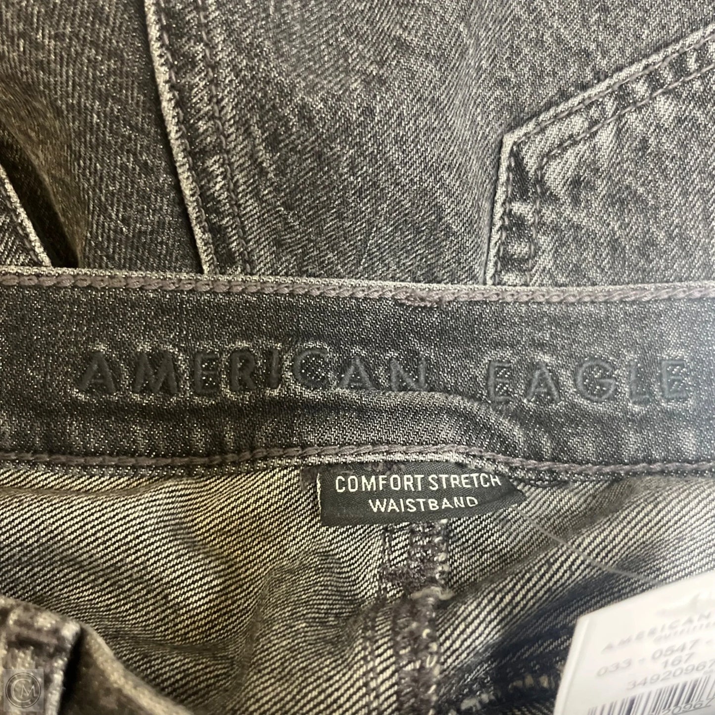 Shorts By American Eagle In Black Denim, Size: 8