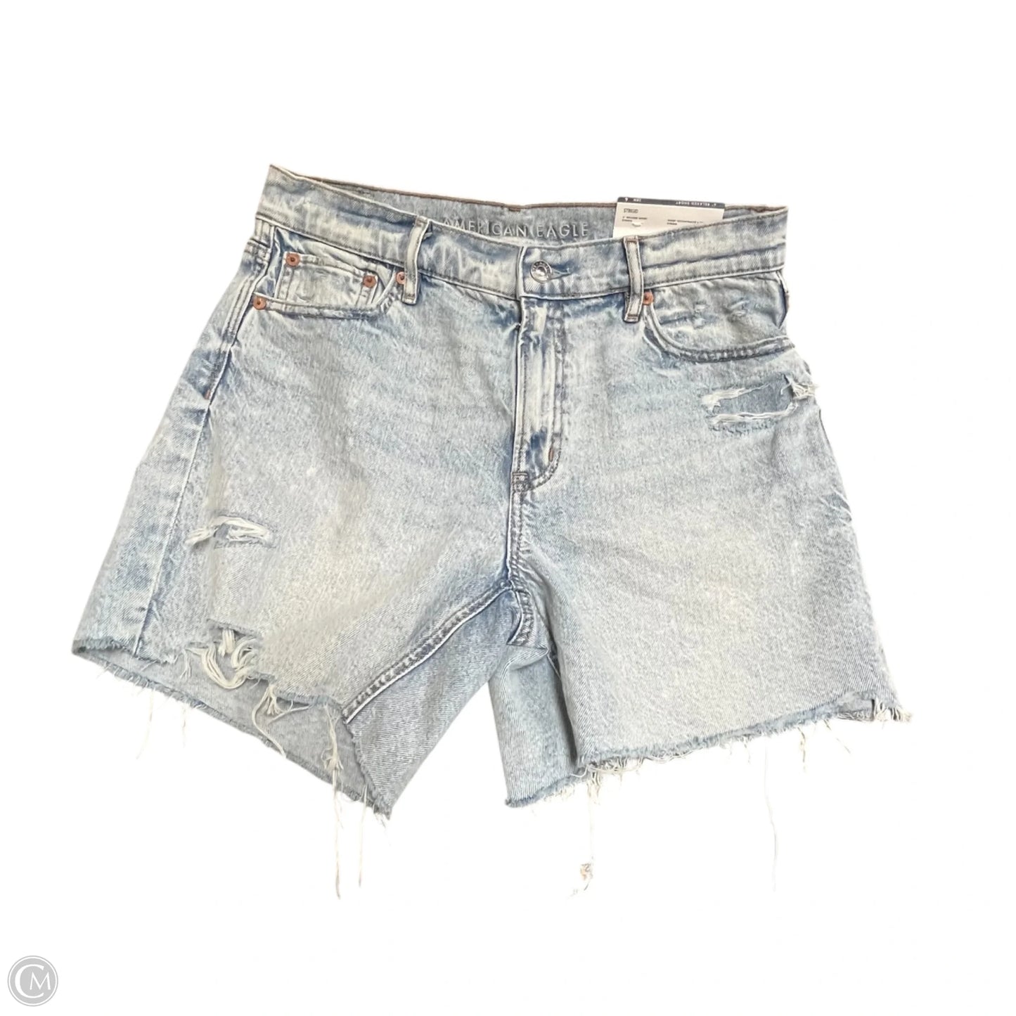 Shorts By American Eagle In Blue Denim, Size: 6