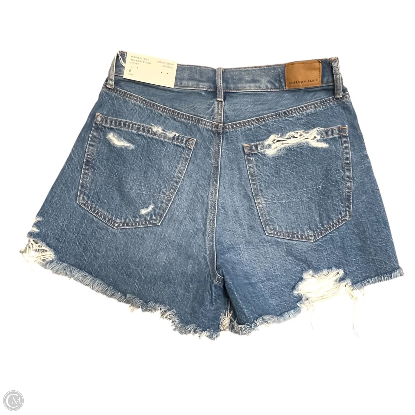 Shorts By American Eagle In Blue Denim, Size: 6
