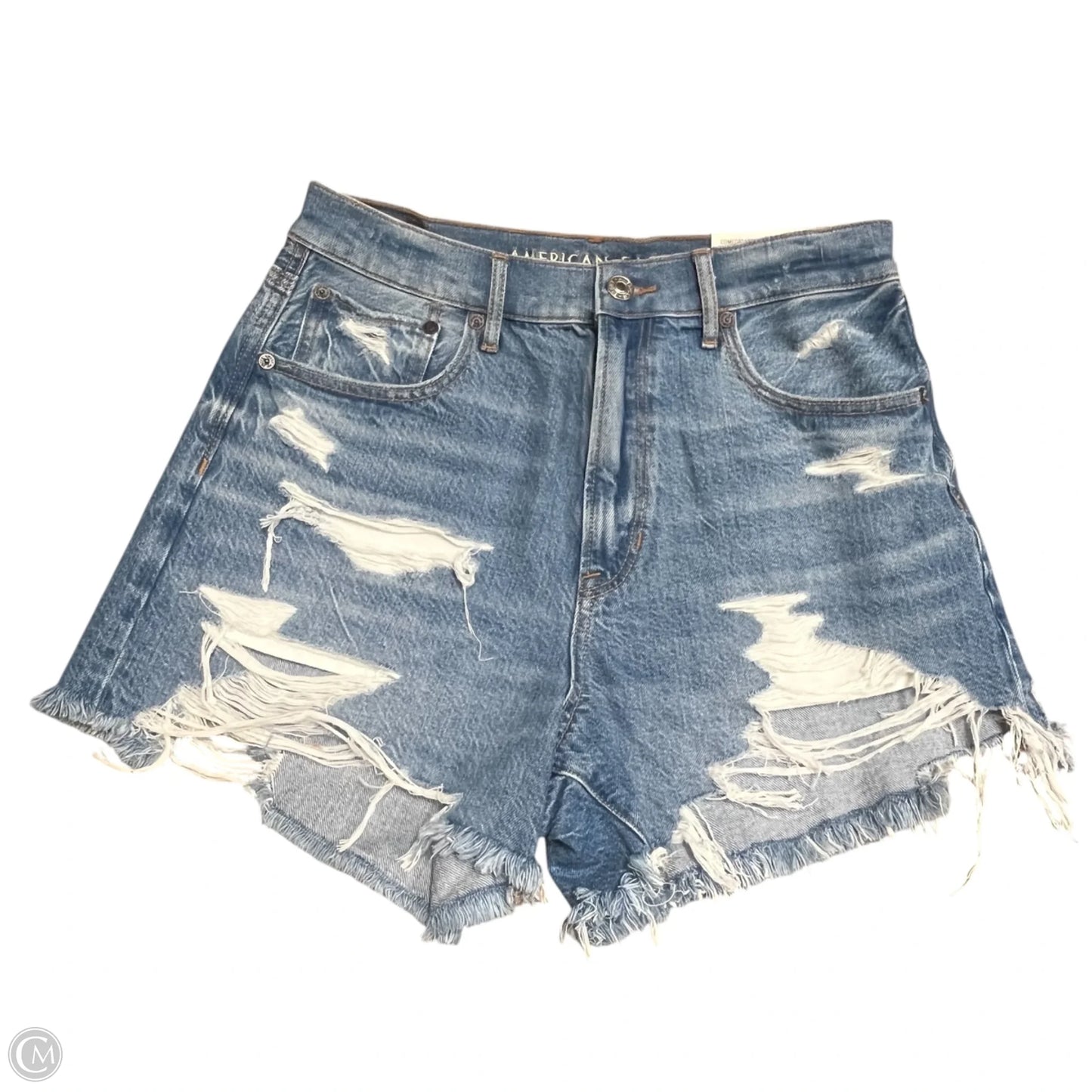 Shorts By American Eagle In Blue Denim, Size: 6