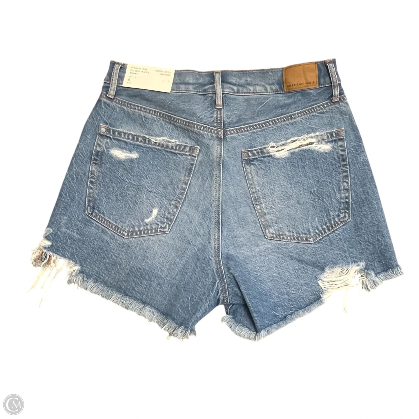Shorts By American Eagle In Blue Denim, Size: 6
