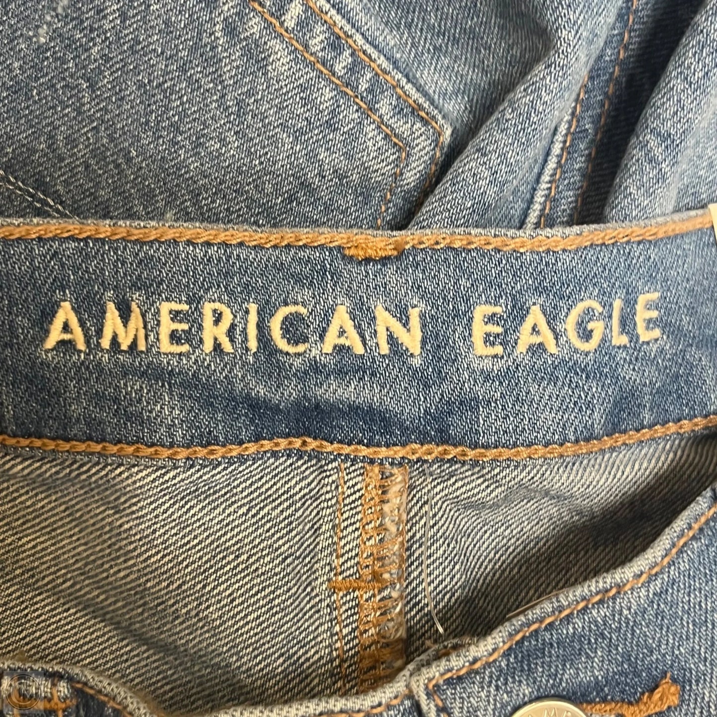 Shorts By American Eagle In Blue Denim, Size: 6