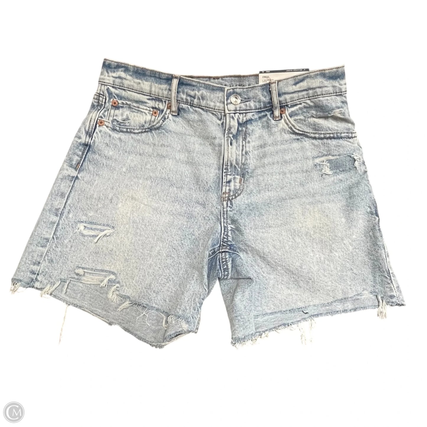 Shorts By American Eagle In Blue Denim, Size: 6