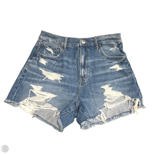 Shorts By American Eagle In Blue Denim, Size: 8