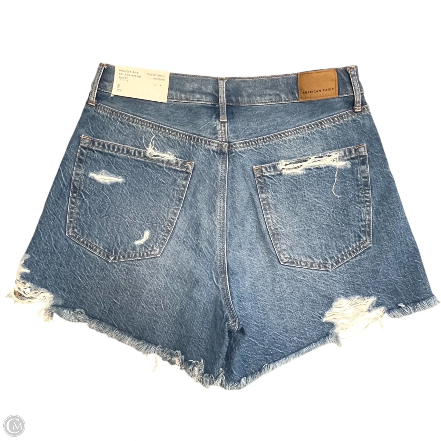 Shorts By American Eagle In Blue Denim, Size: 8