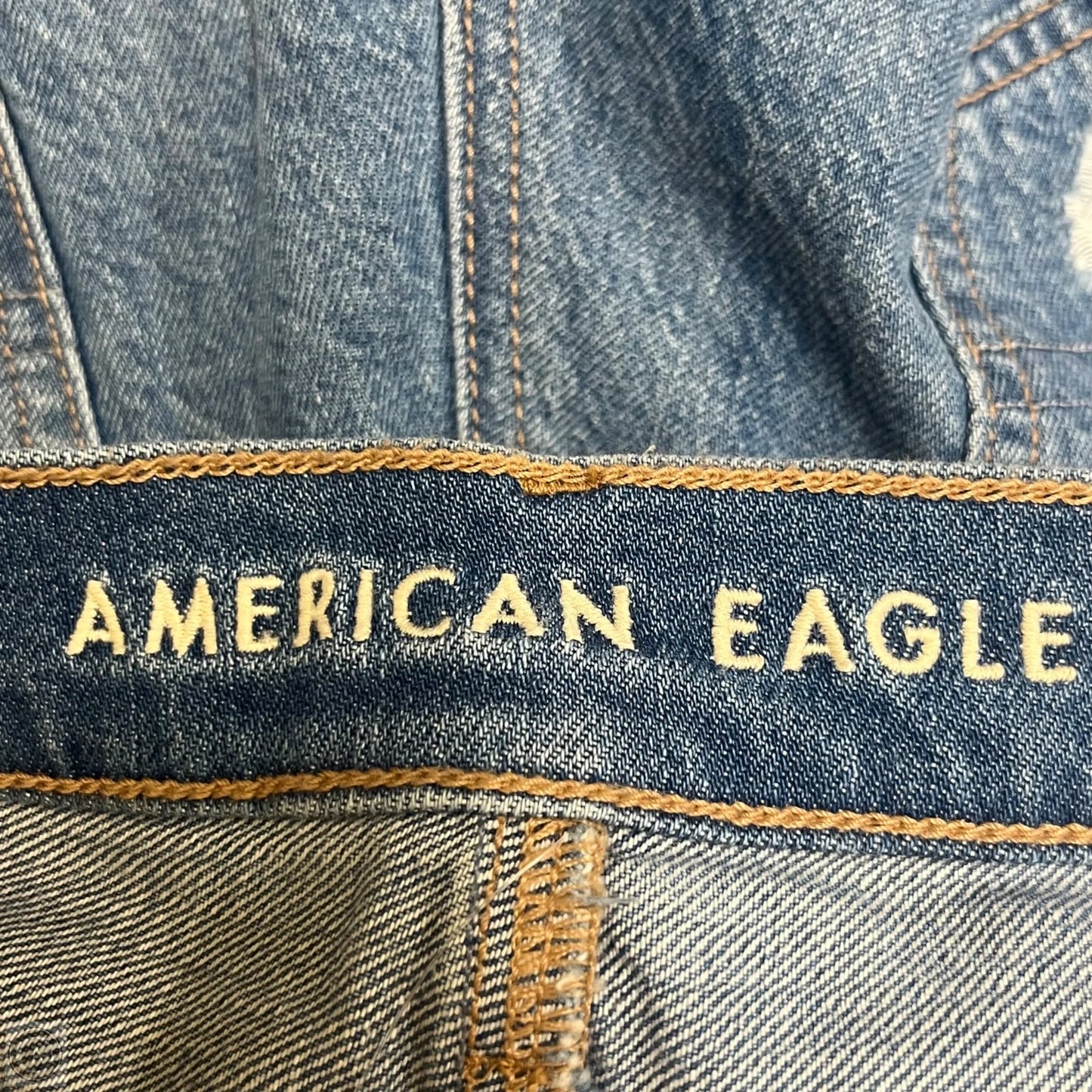 Shorts By American Eagle In Blue Denim, Size: 8