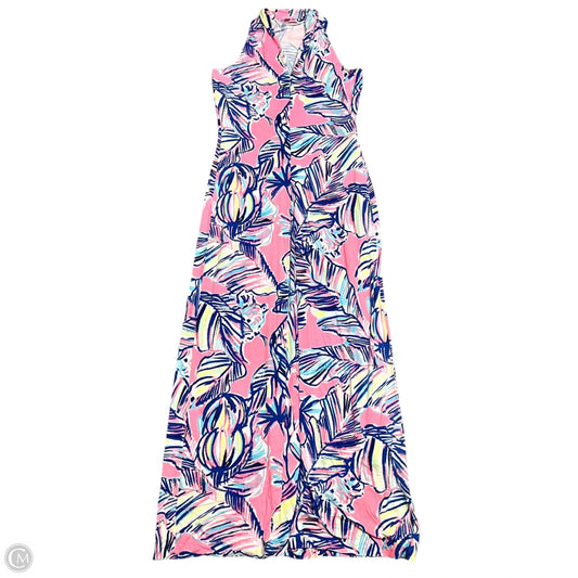 Dress Designer By Lilly Pulitzer In Blue & Pink, Size: S