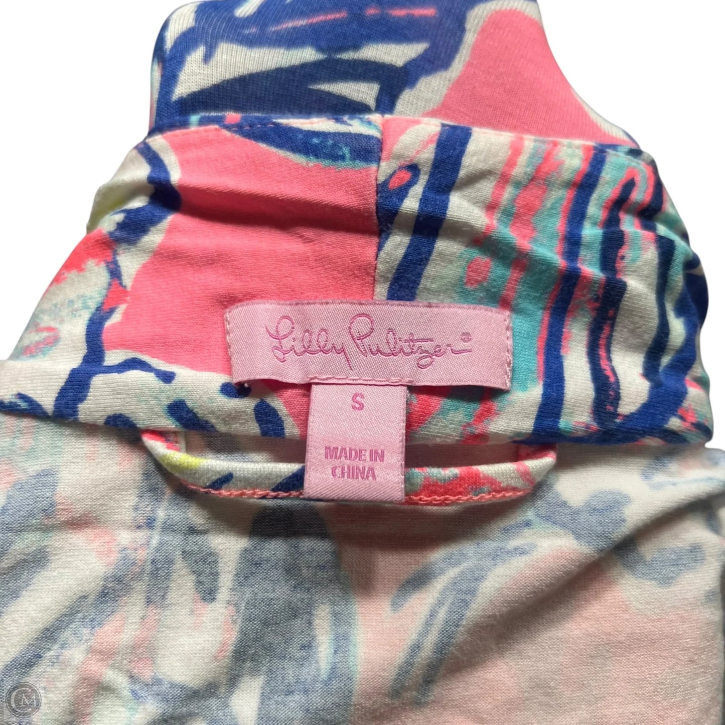 Dress Designer By Lilly Pulitzer In Blue & Pink, Size: S