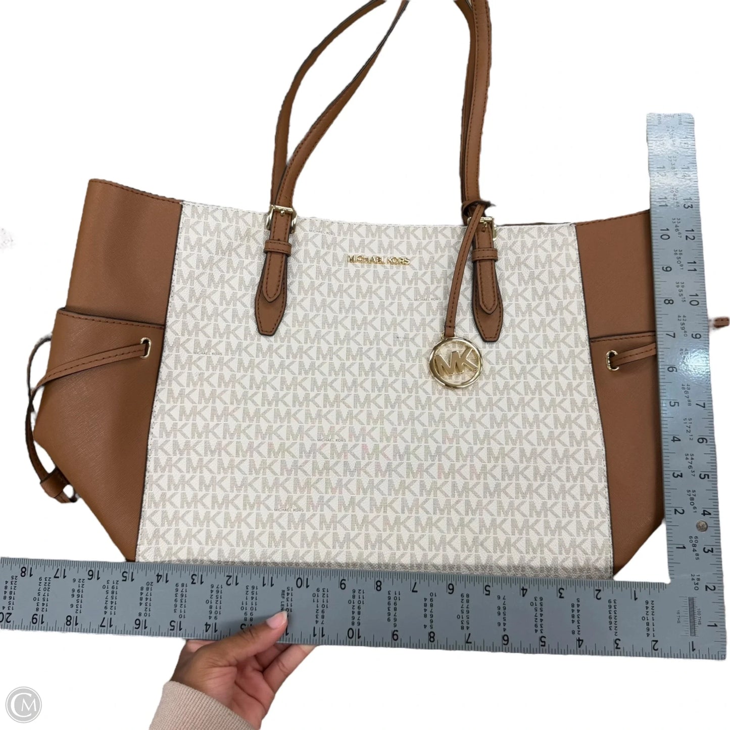 Tote Designer By Michael Kors, Size: Large