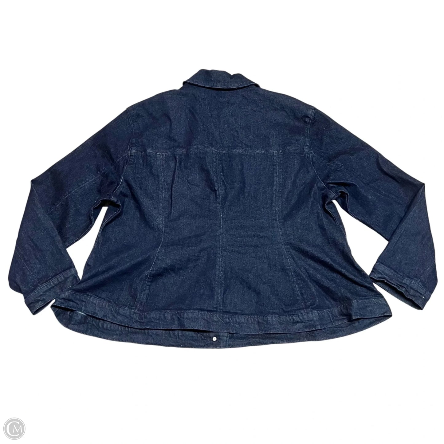 Jacket Denim By Eloquii In Blue Denim, Size: 2x