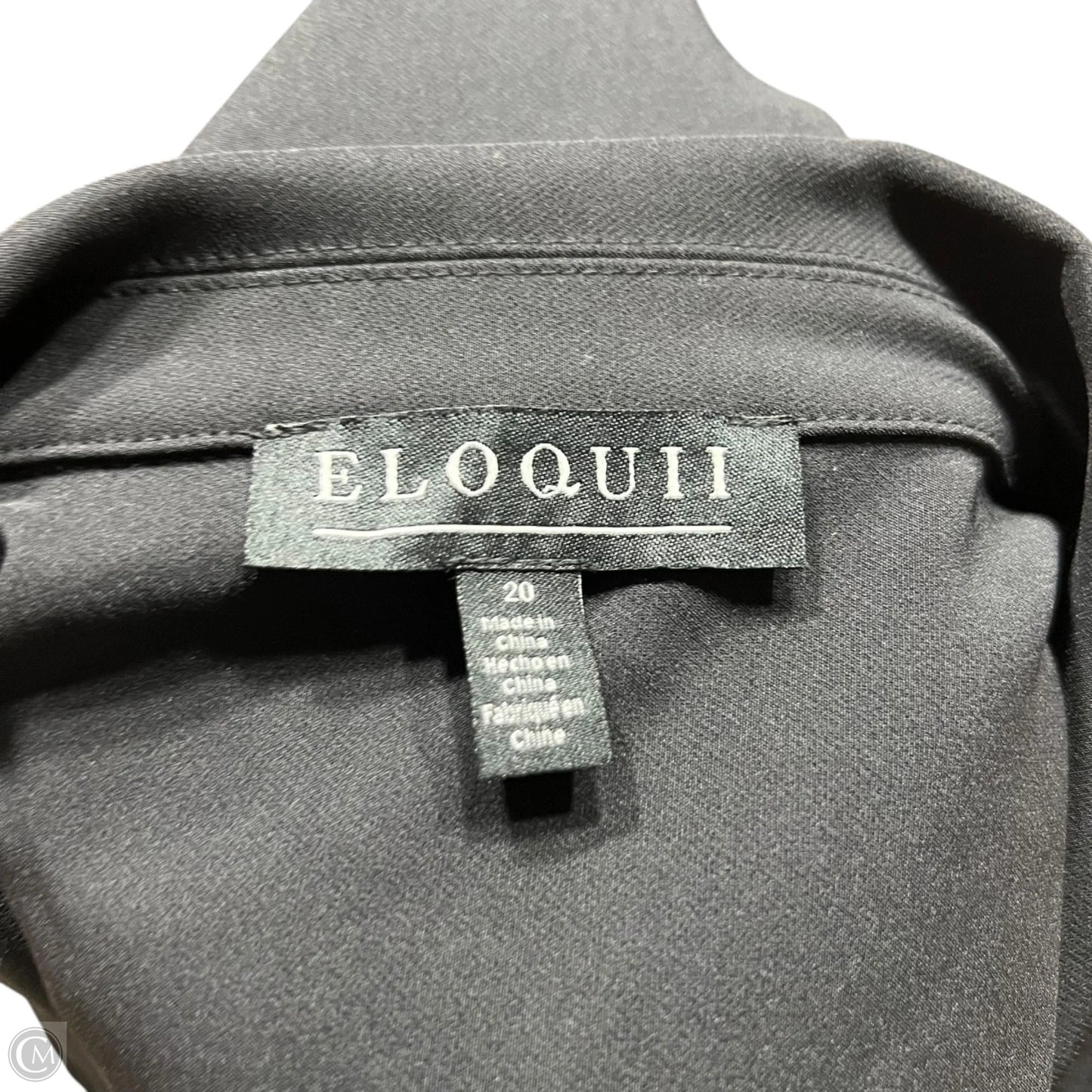 Dress Work By Eloquii In Black, Size: 2x