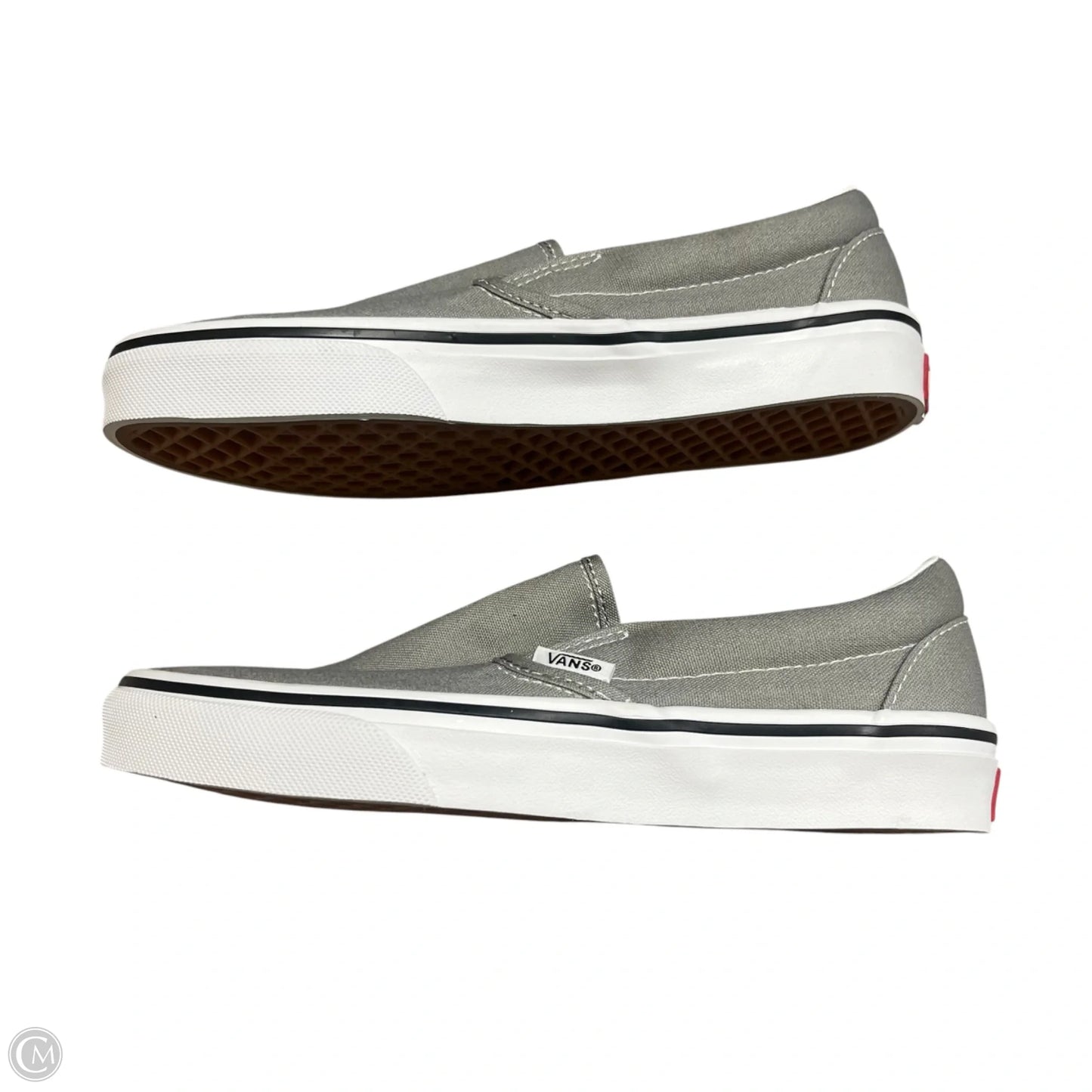 Shoes Sneakers By Vans In Grey, Size: 6