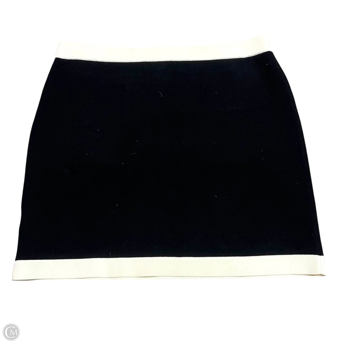 Skirt Mini & Short By Babaton In Black & Cream, Size: S
