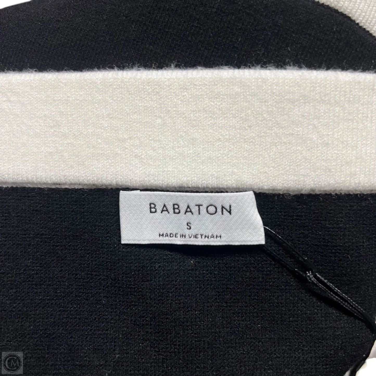 Skirt Mini & Short By Babaton In Black & Cream, Size: S