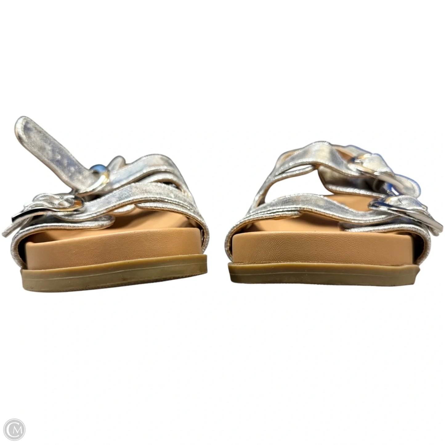 Sandals Flats By Dolce Vita In Silver, Size: 10