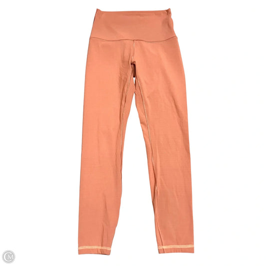 Athletic Leggings By Lululemon In Peach, Size: 6