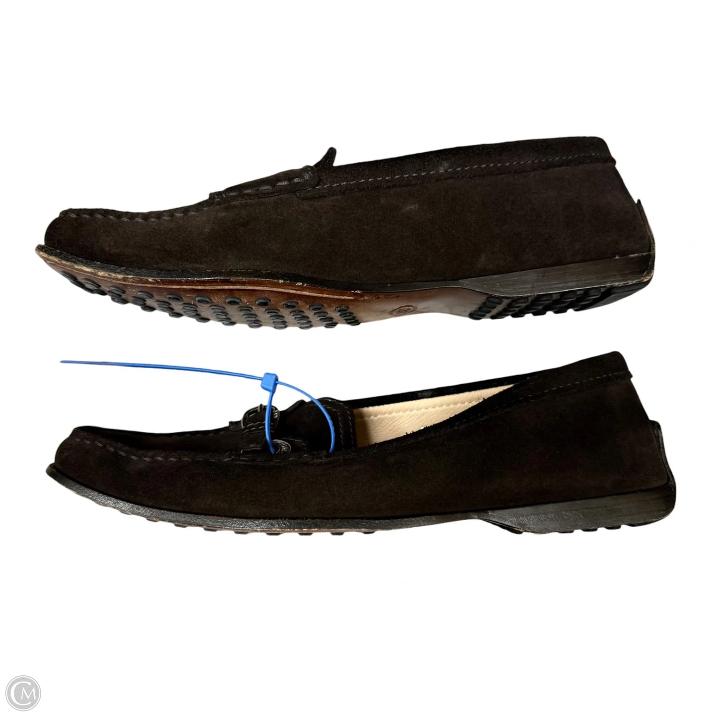 Shoes Luxury Designer By Tods In Brown, Size: 6.5
