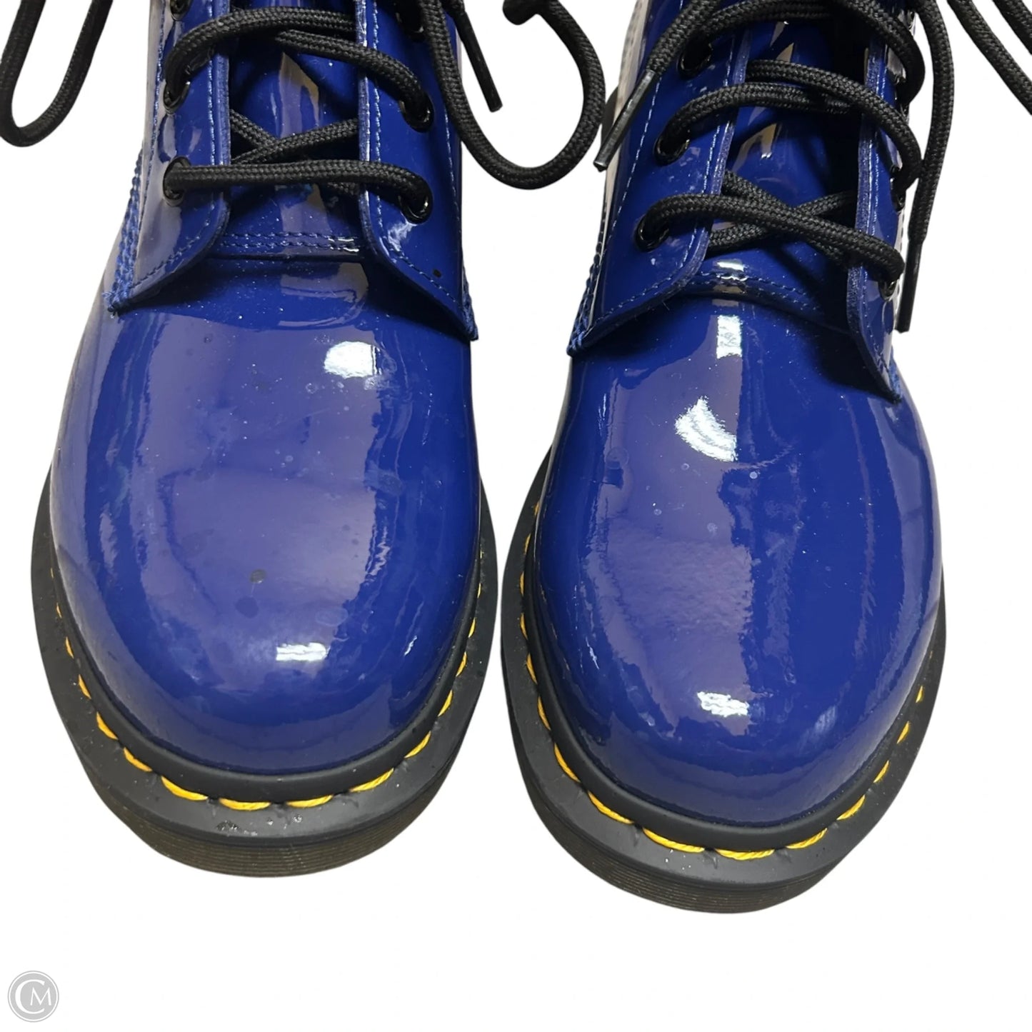 Boots Combat By Dr Martens In Blue, Size: 10