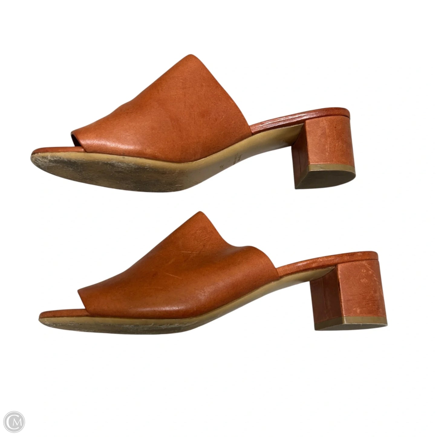 Sandals Designer By Mansur Gavriel In Orange, Size: 9.5