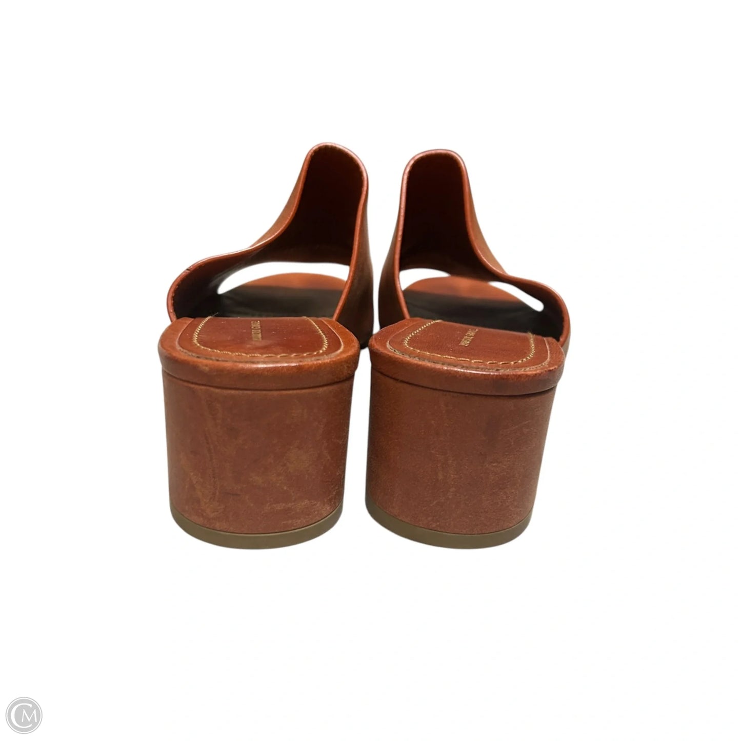 Sandals Designer By Mansur Gavriel In Orange, Size: 9.5