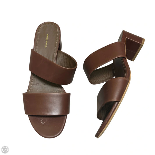Sandals Designer By Mansur Gavriel In Brown, Size: 9.5