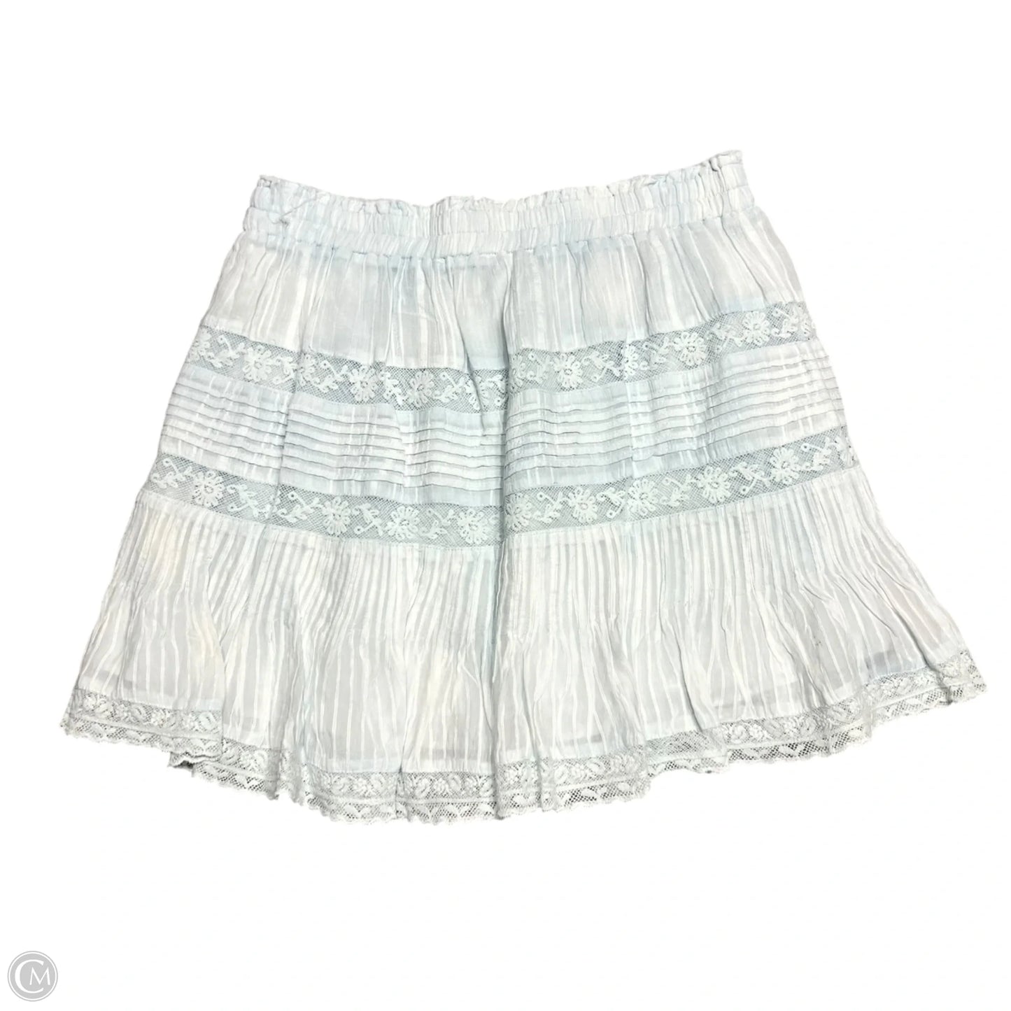 Skirt Mini & Short By Loveshackfancy In Blue, Size: M
