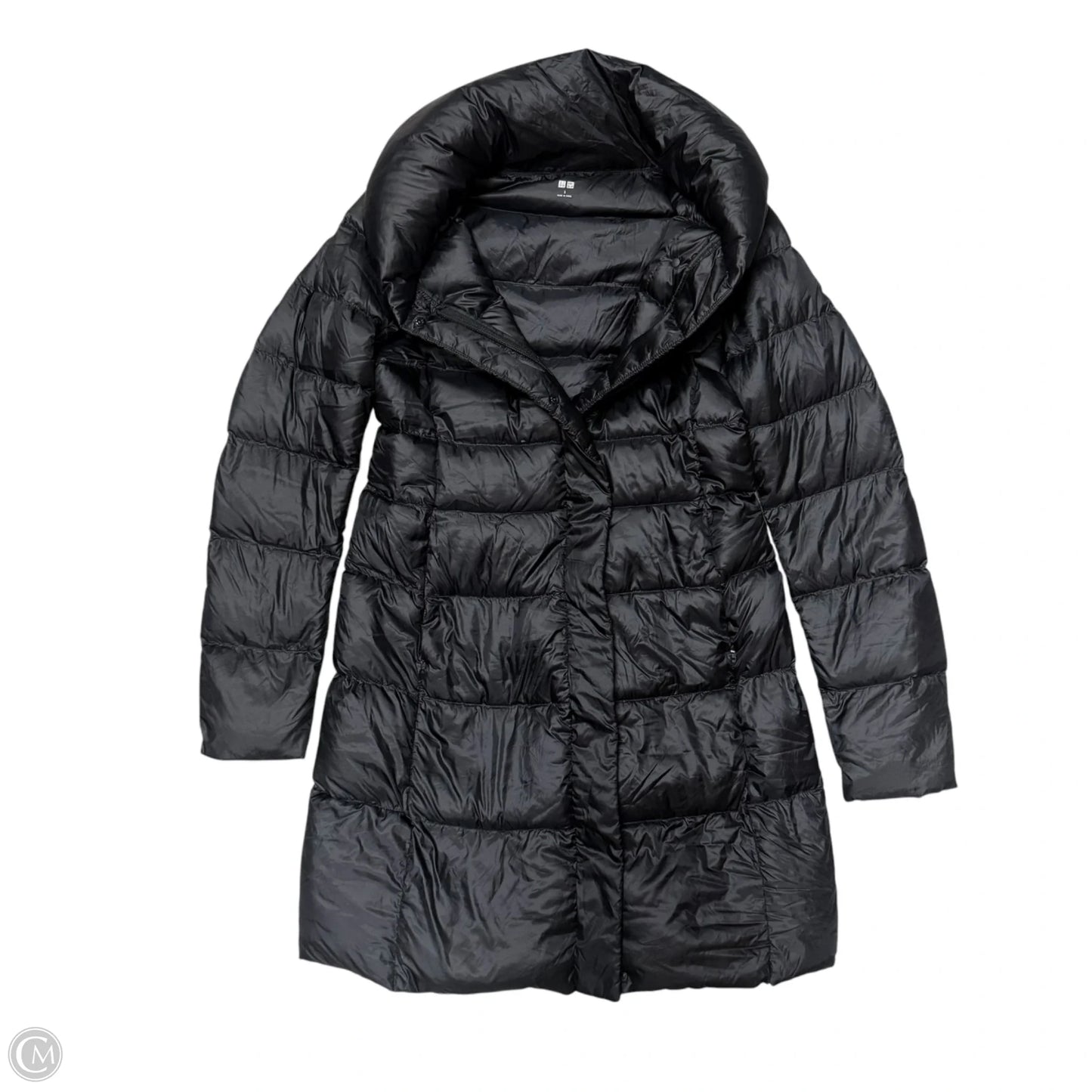 Coat Puffer & Quilted By Uniqlo In Black, Size: S