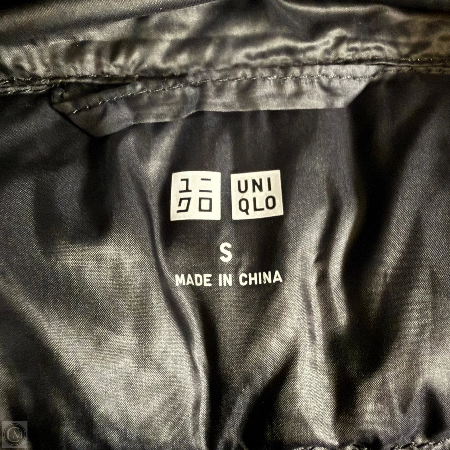 Coat Puffer & Quilted By Uniqlo In Black, Size: S
