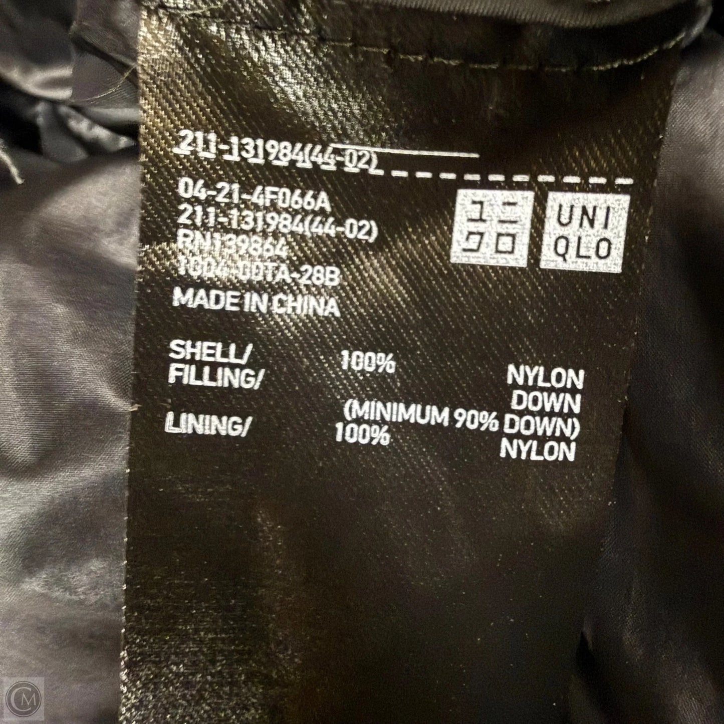 Coat Puffer & Quilted By Uniqlo In Black, Size: S