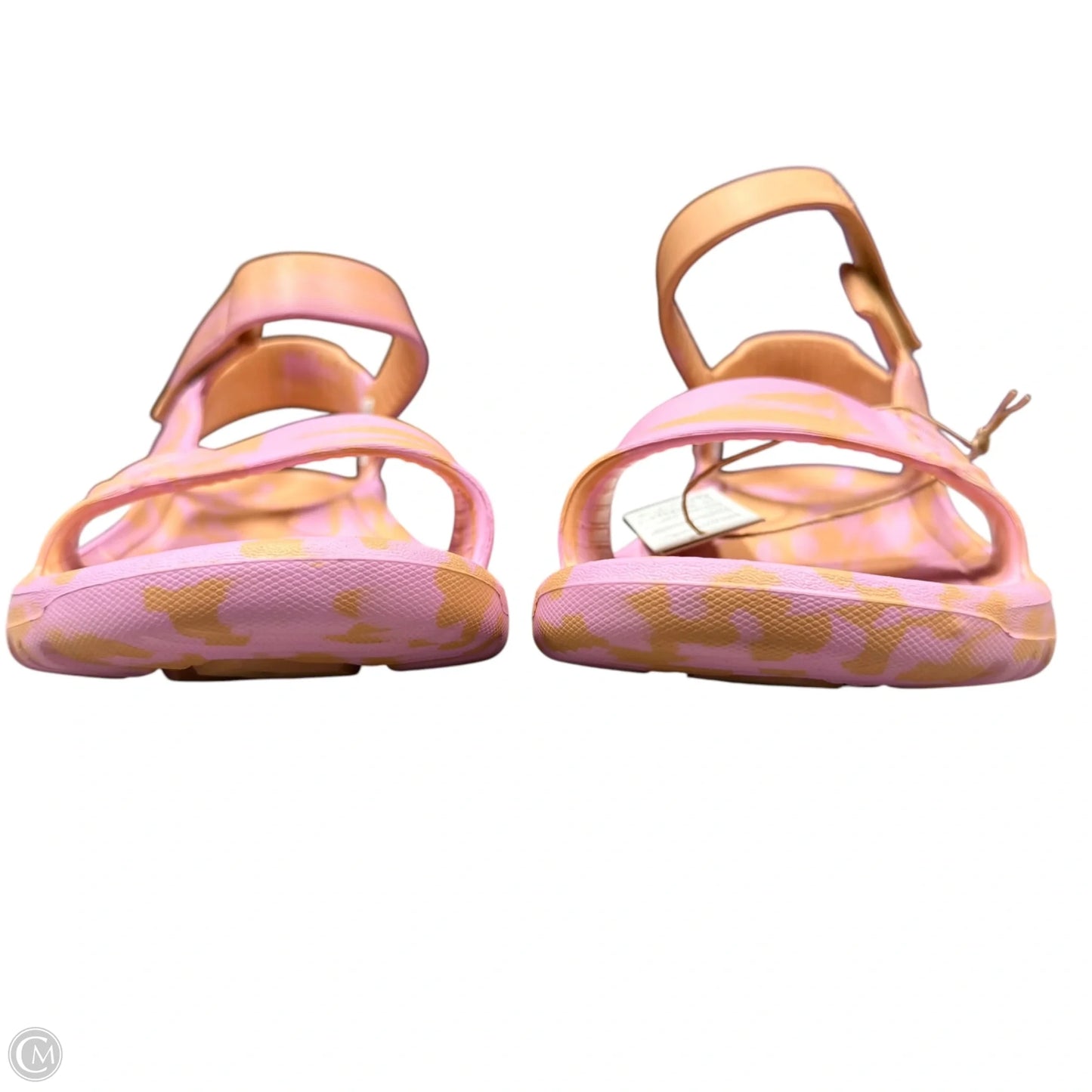 Sandals Flats By Teva In Orange & Pink, Size: 11