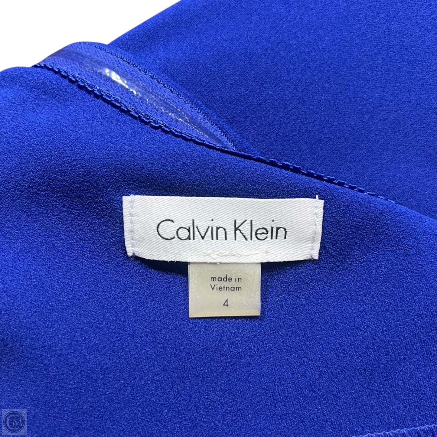 Dress Party Short By Calvin Klein In Blue, Size: S