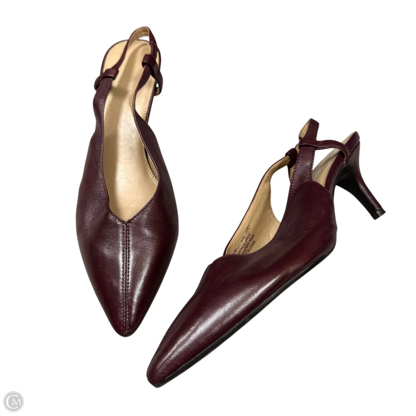 Shoes Heels Kitten By Aerosoles In Maroon, Size: 10
