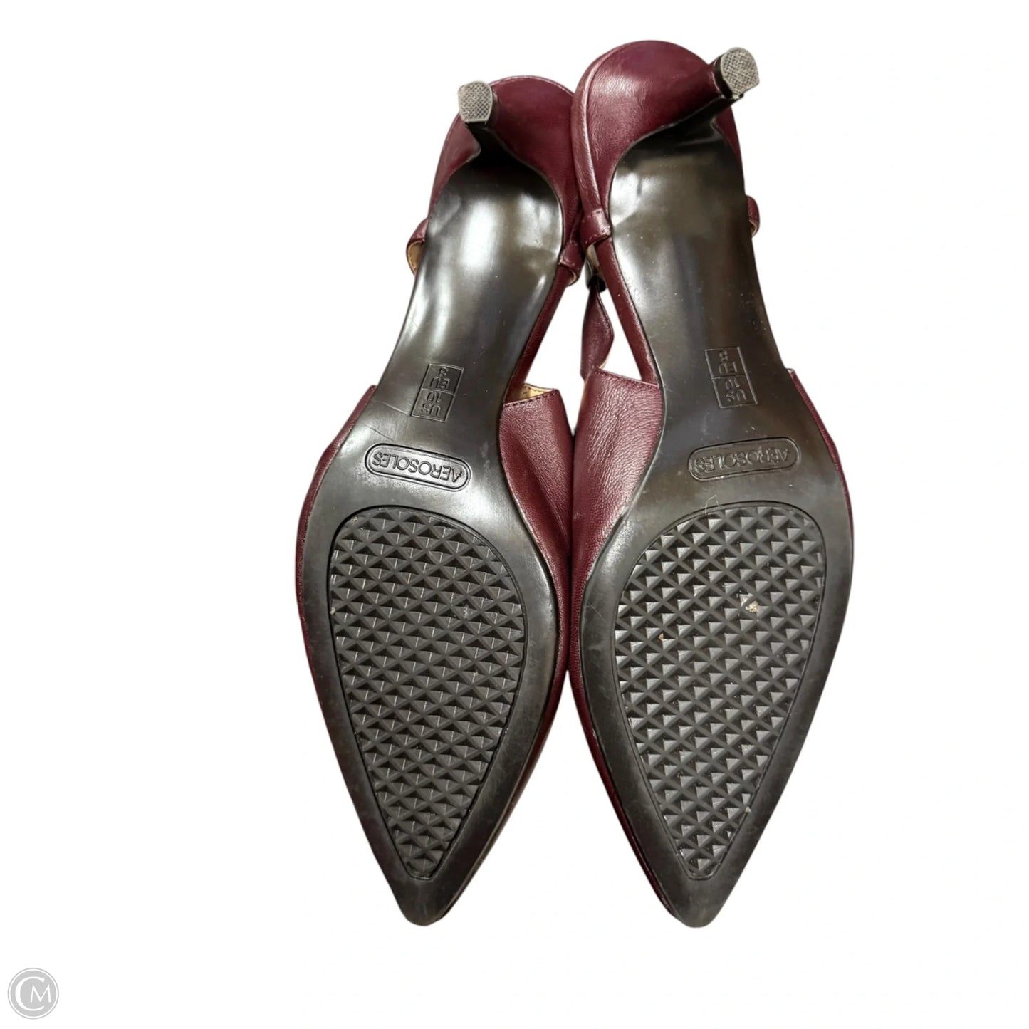 Shoes Heels Kitten By Aerosoles In Maroon, Size: 10