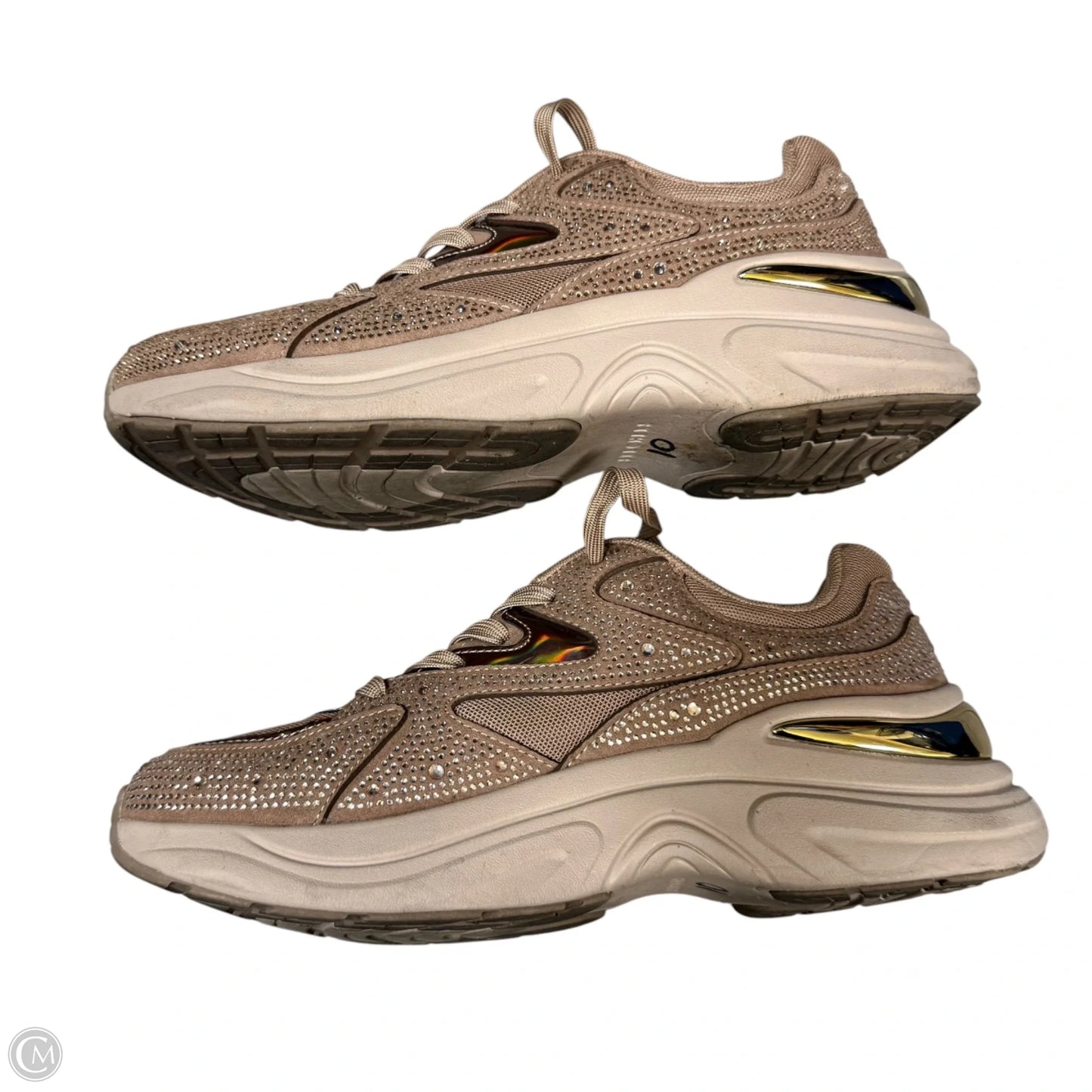 Shoes Sneakers By Skechers In Tan, Size: 10