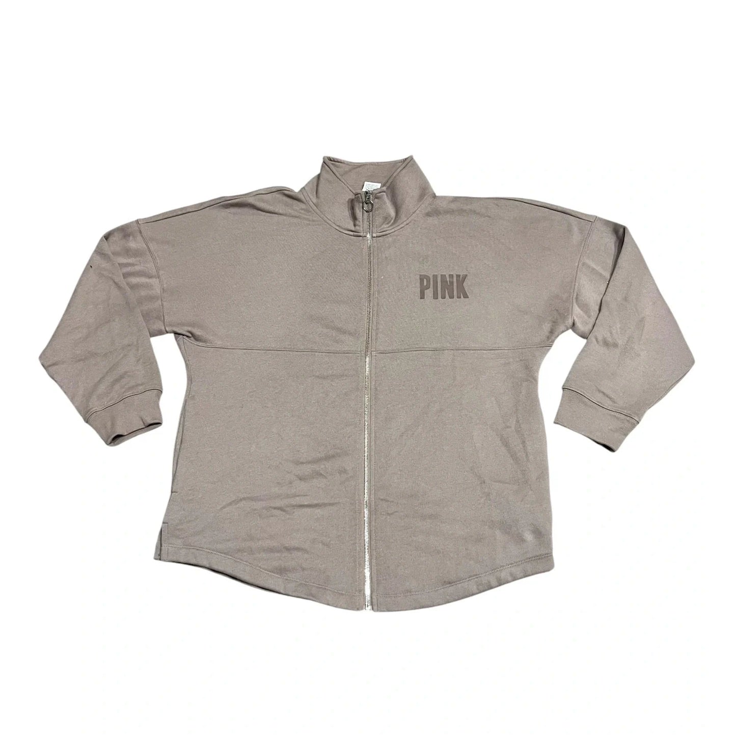 Sweatshirt Collar By Pink In Brown, Size: M