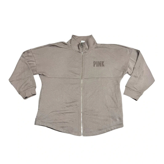 Sweatshirt Collar By Pink In Brown, Size: M