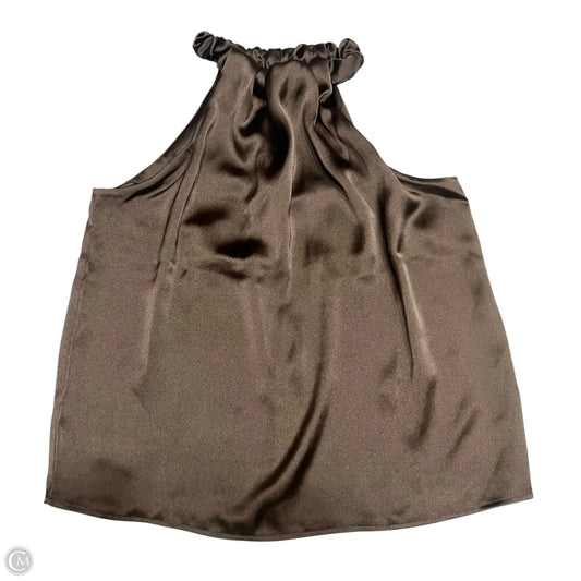 Top Sleeveless By Loft In Brown, Size: Xxs