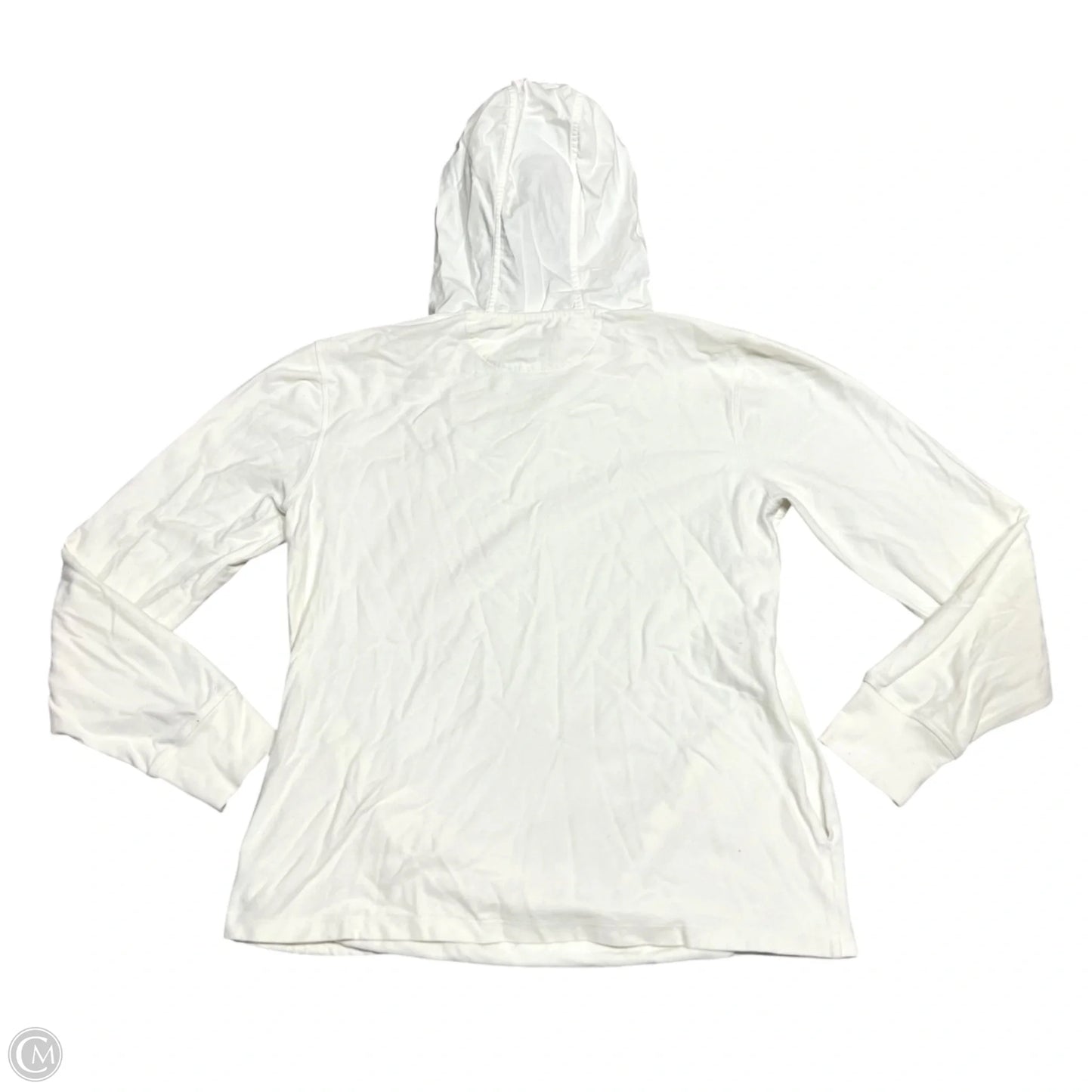 Sweatshirt Hoodie By Lucky Brand In Cream, Size: L