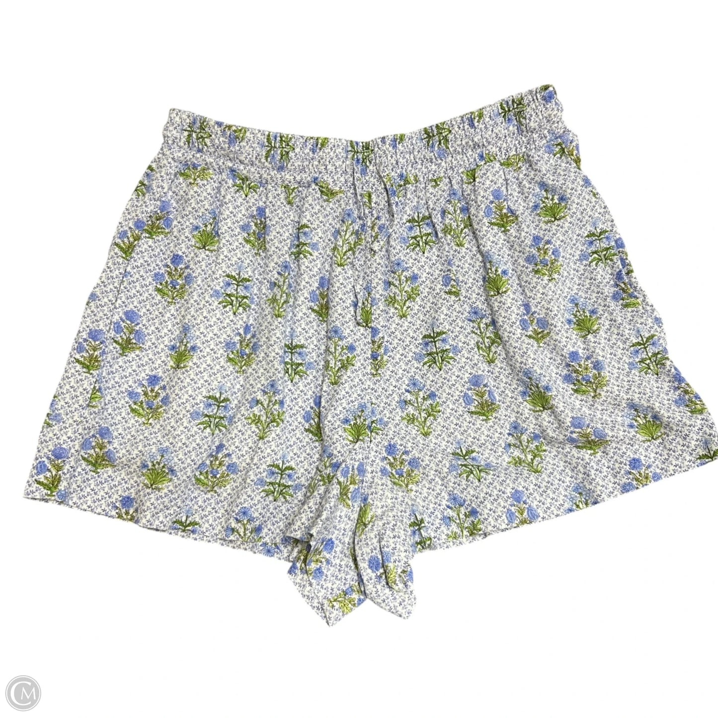 Shorts By Hill House In Blue & Green, Size: 8