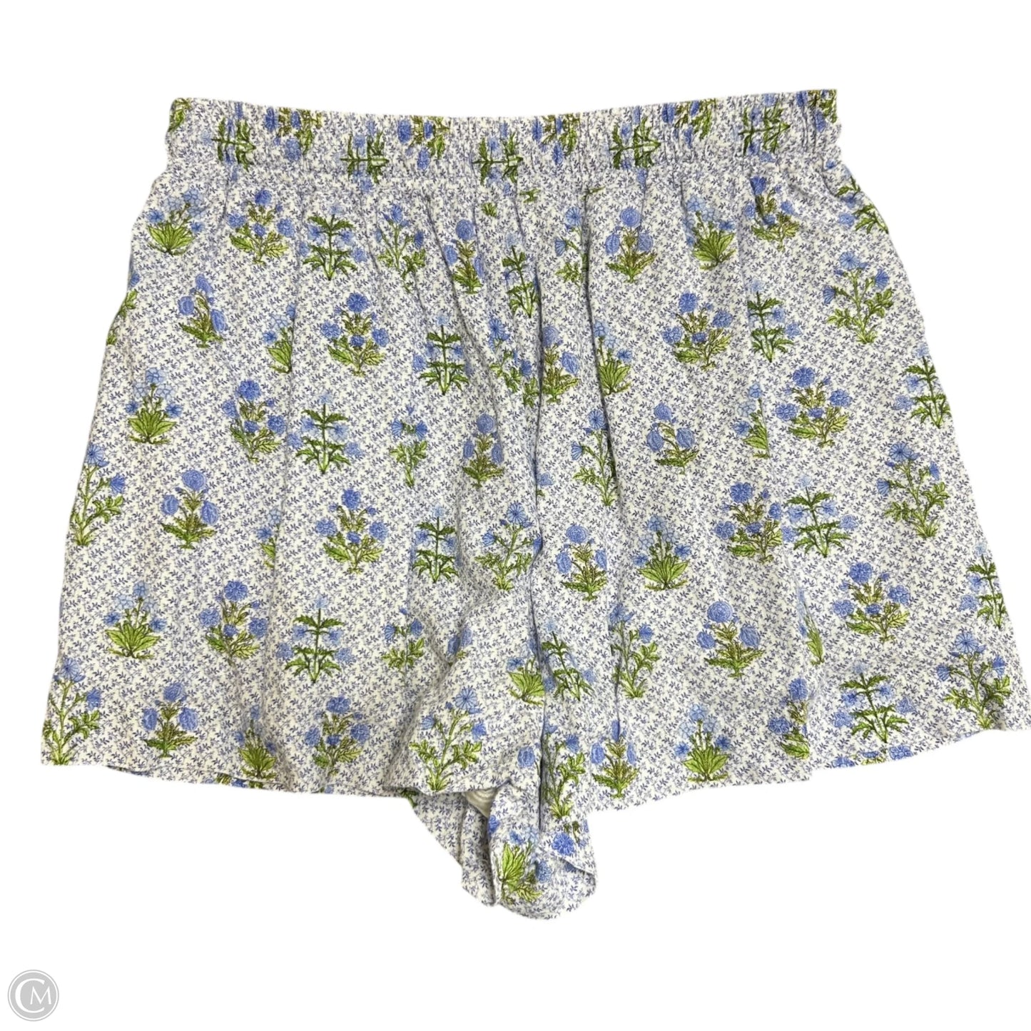 Shorts By Hill House In Blue & Green, Size: 8