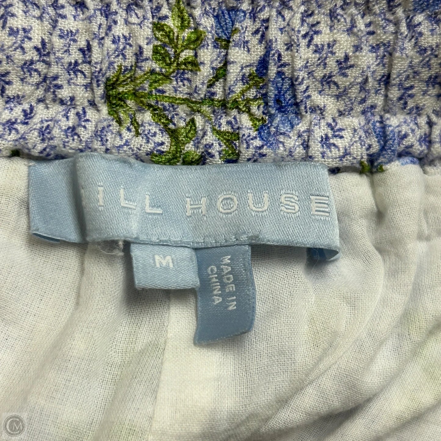 Shorts By Hill House In Blue & Green, Size: 8