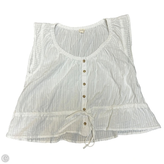 Top Sleeveless By Pilcro In White, Size: S