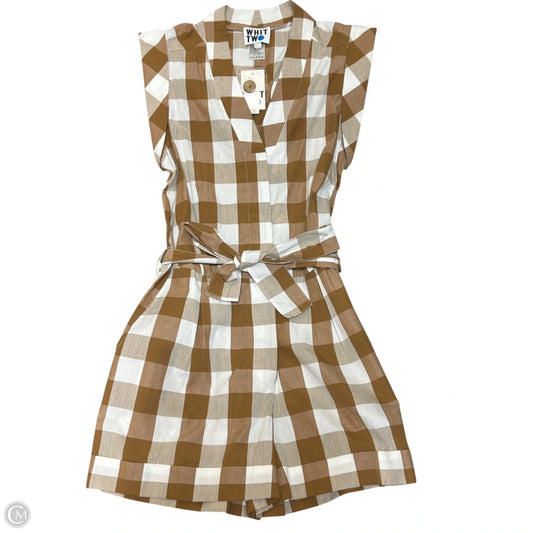Romper By Whit Two In Tan & White, Size: S