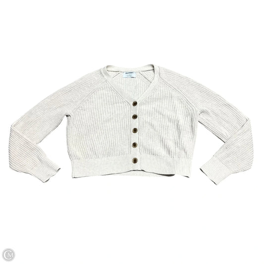 Sweater Cardigan By Old Navy In Tan, Size: S